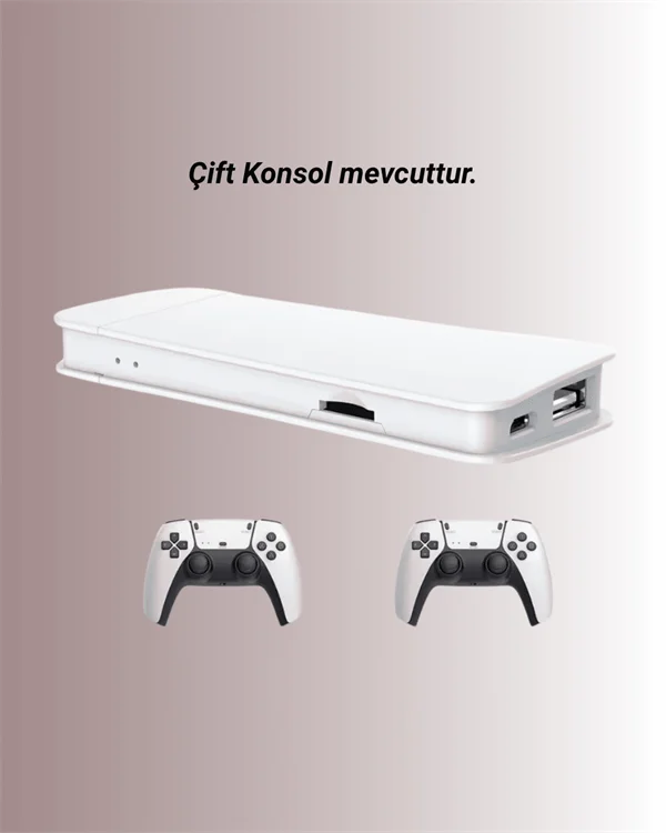 HDMI Çıkışlı Çift Kablosuz Kollu Retro Game Stick – M15