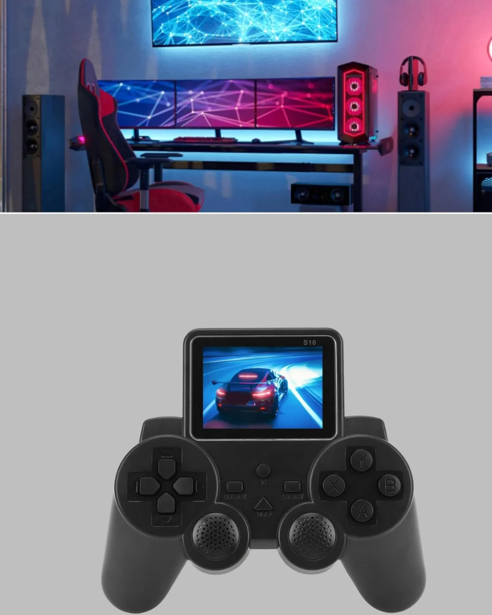 S10 Gamepad HDMI TV Bağlantılı 520 Klasik Retro Oyun 2025 Seri Orijinal