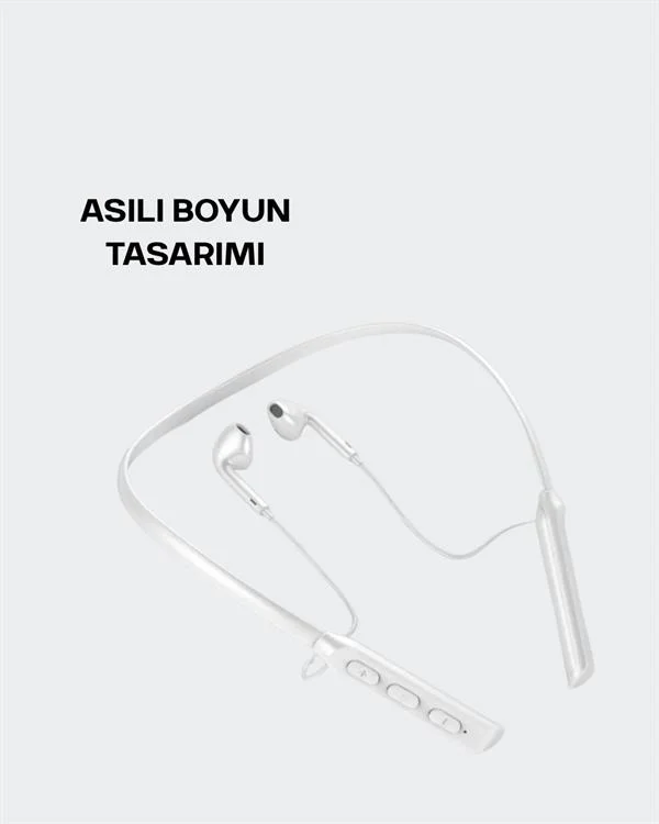 Boyun Askılı Kulaklık – 100 Saat Kullanım Süresi, Ergonomik Tasarım