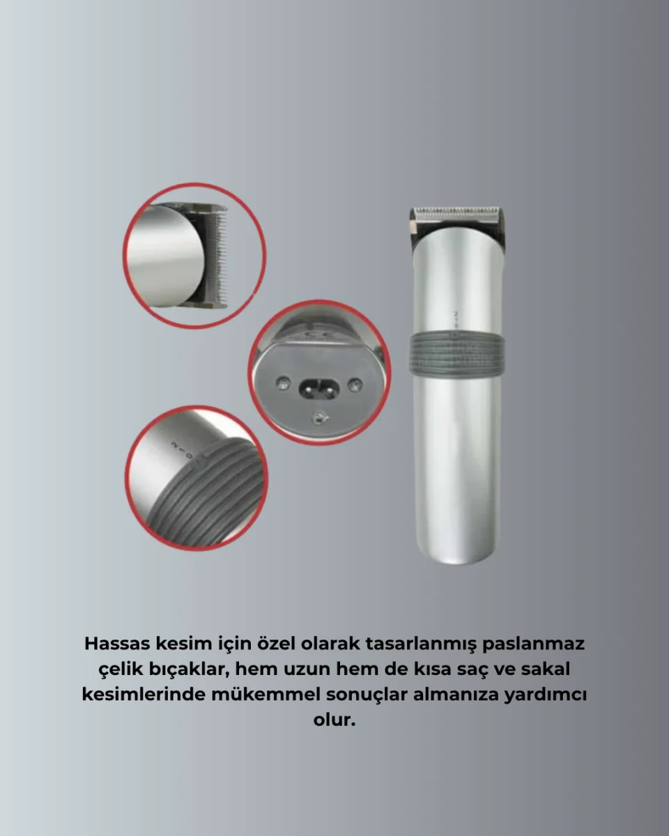 Tıraş Makinesi Temizlik ve Yağlama Setiyle Birlikte