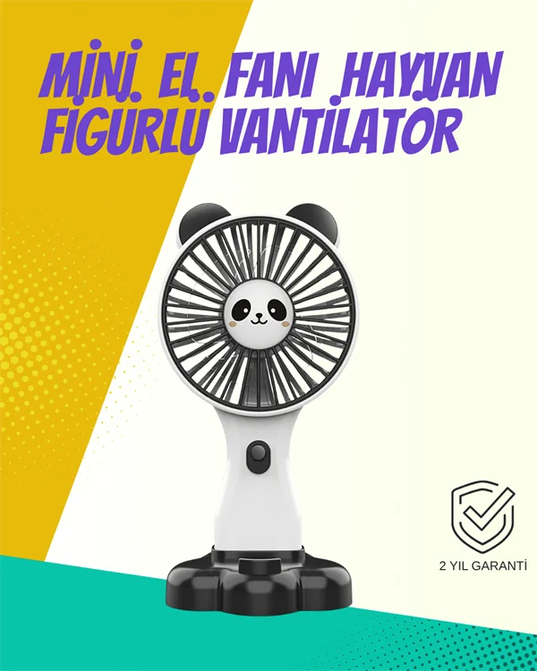 Çok Fonksiyonlu Mini El Fanı – Sessiz & Güçlü Yaz Yardımcısı