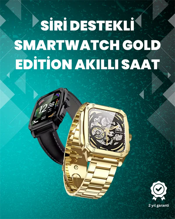 Bluetooth Arama ve Bildirim Destekli Akıllı Saat