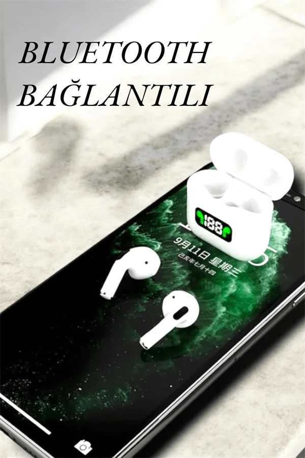 Dokunmatik Kontrol ve LED Göstergeli TWS Bluetooth Kulaklık