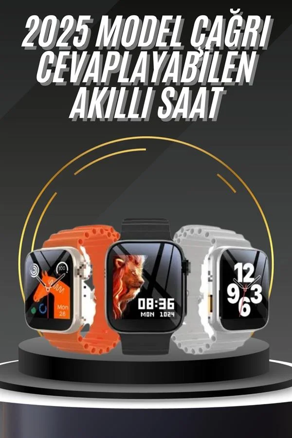 Yeni Nesil Bluetooth Bağlantılı Akıllı Saat Sosyal Medya Girişli Uyku Takibi