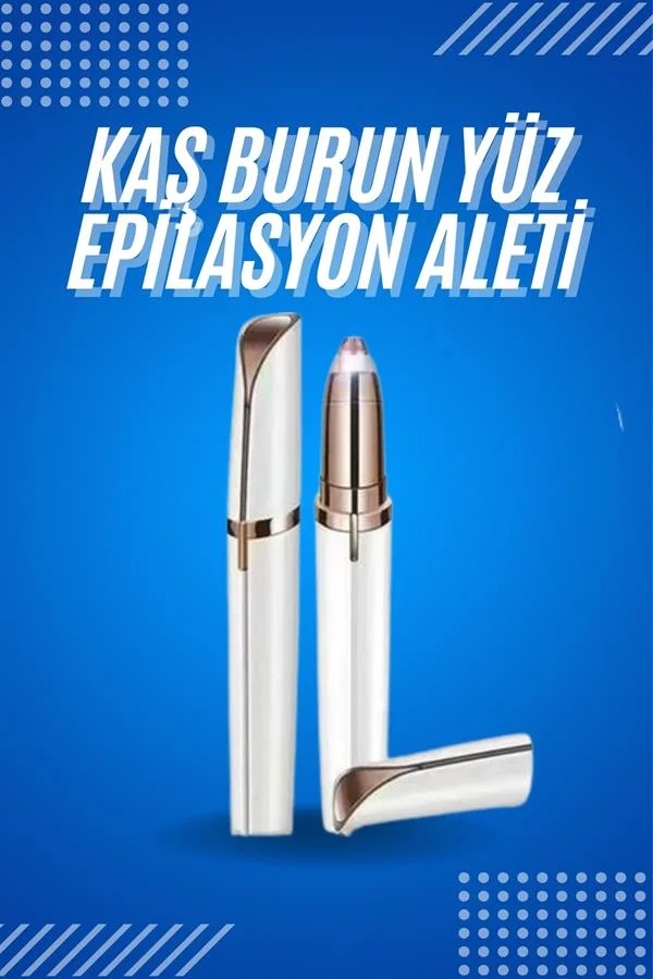 Yüz Epilatör Kıl Kaş Bıyık Tüy Alma Aleti Kaş Bıyık Alma Epilatörü