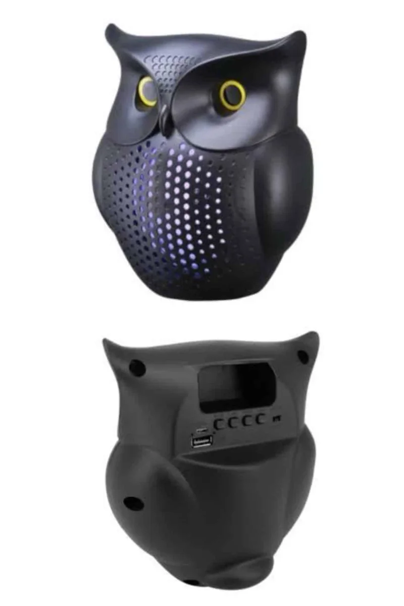 Baykuş Tasarımlı Mini Bluetooth Speaker Yüksek Ses Kaliteli Taşınabilir