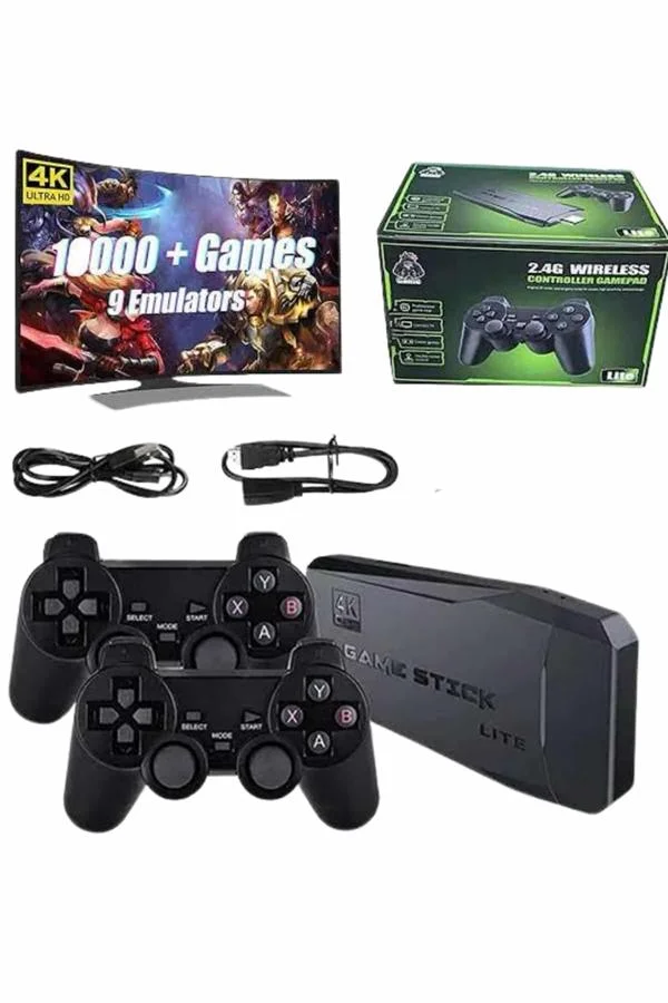 2.4g Uyumlu Kablosuz Çift Kol Atari Retro 20000 Oyun Game Stick