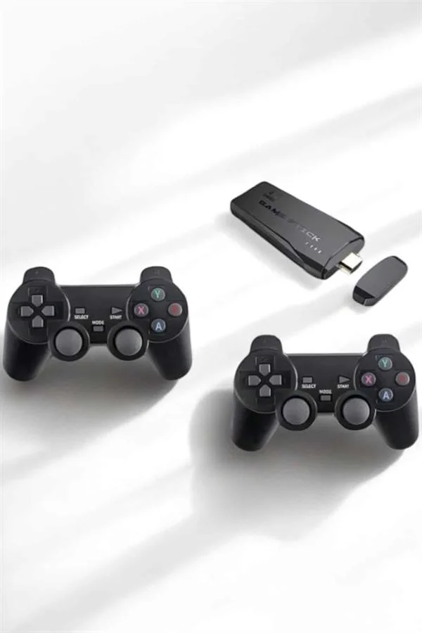 Gaming Atari 2.4g Uyumlu Kablosuz Çift Kol Game Stick