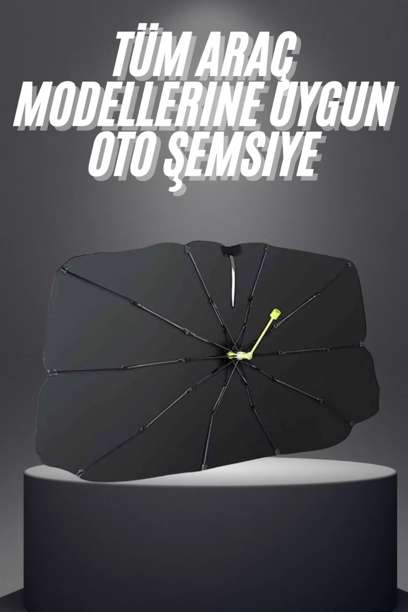 Yeni Nesil Tüm Araç Modellerine Uygun Oto Şemsiye Katlanabilir UV Işınlarına Karşı