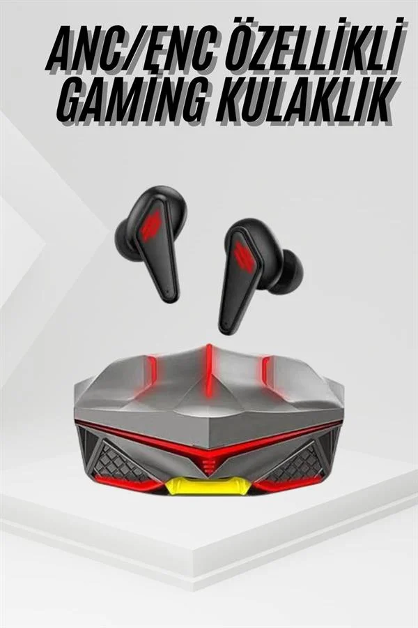 Profesyonel TWS Işıklı Kablosuz Bluetooth Kulaklık Oyuncu Kulaklığı