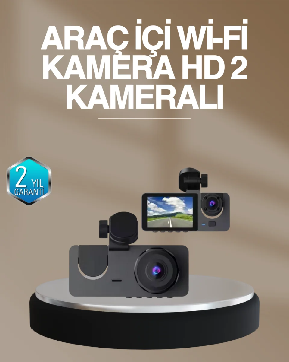 DVR Araç İçi Kamera Hareket Algılayabilen 1080P CarPlay Video Kaydedici