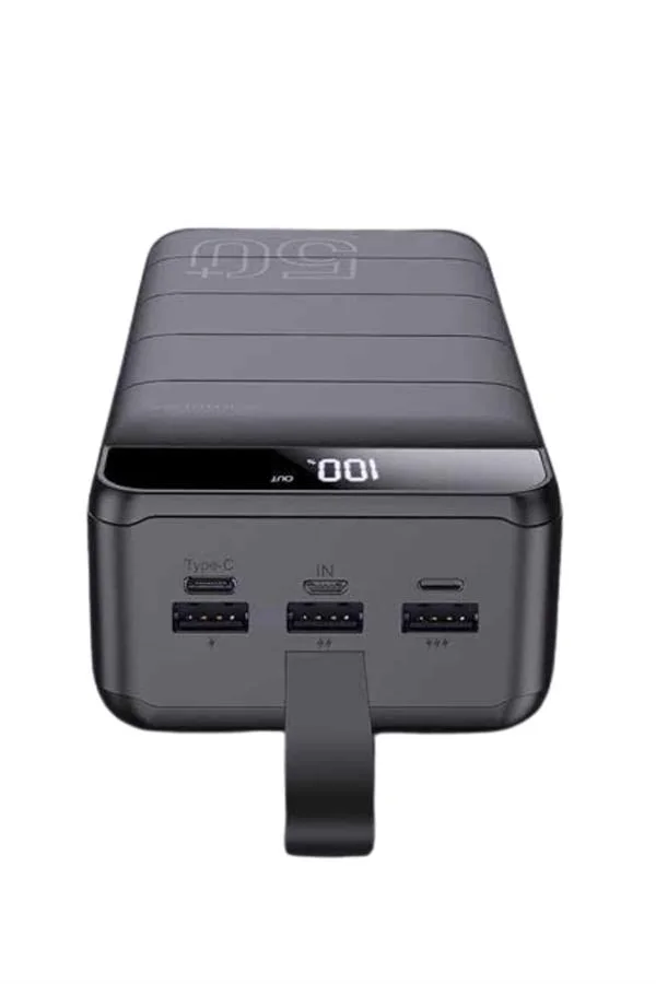 Powerbank Çoklu Şarj Girişi 50.000 Mah Taşınabilir Dijital Göstergeli