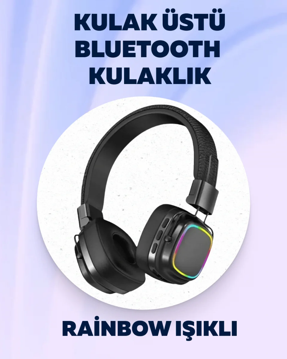 Yüksek Ses Kaliteli Kablosuz Kulak Üstü Kulaklık – BT 5.3