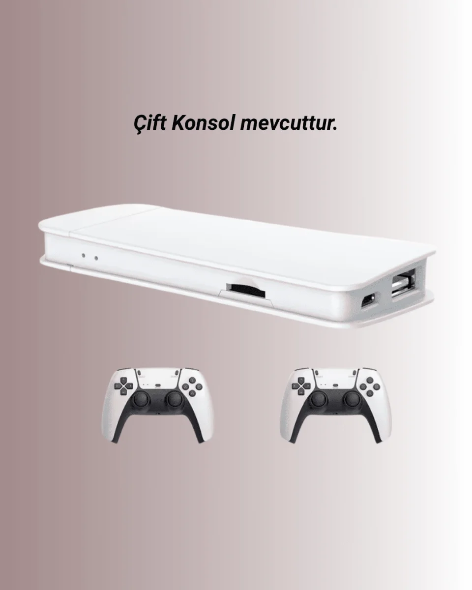 HDMI Çıkışlı Çift Kablosuz Kollu Retro Game Stick – M15