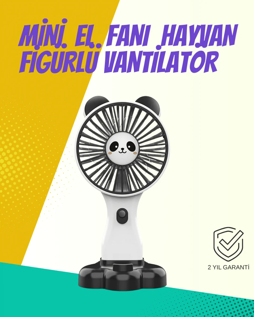 Çok Fonksiyonlu Mini El Fanı – Sessiz & Güçlü Yaz Yardımcısı