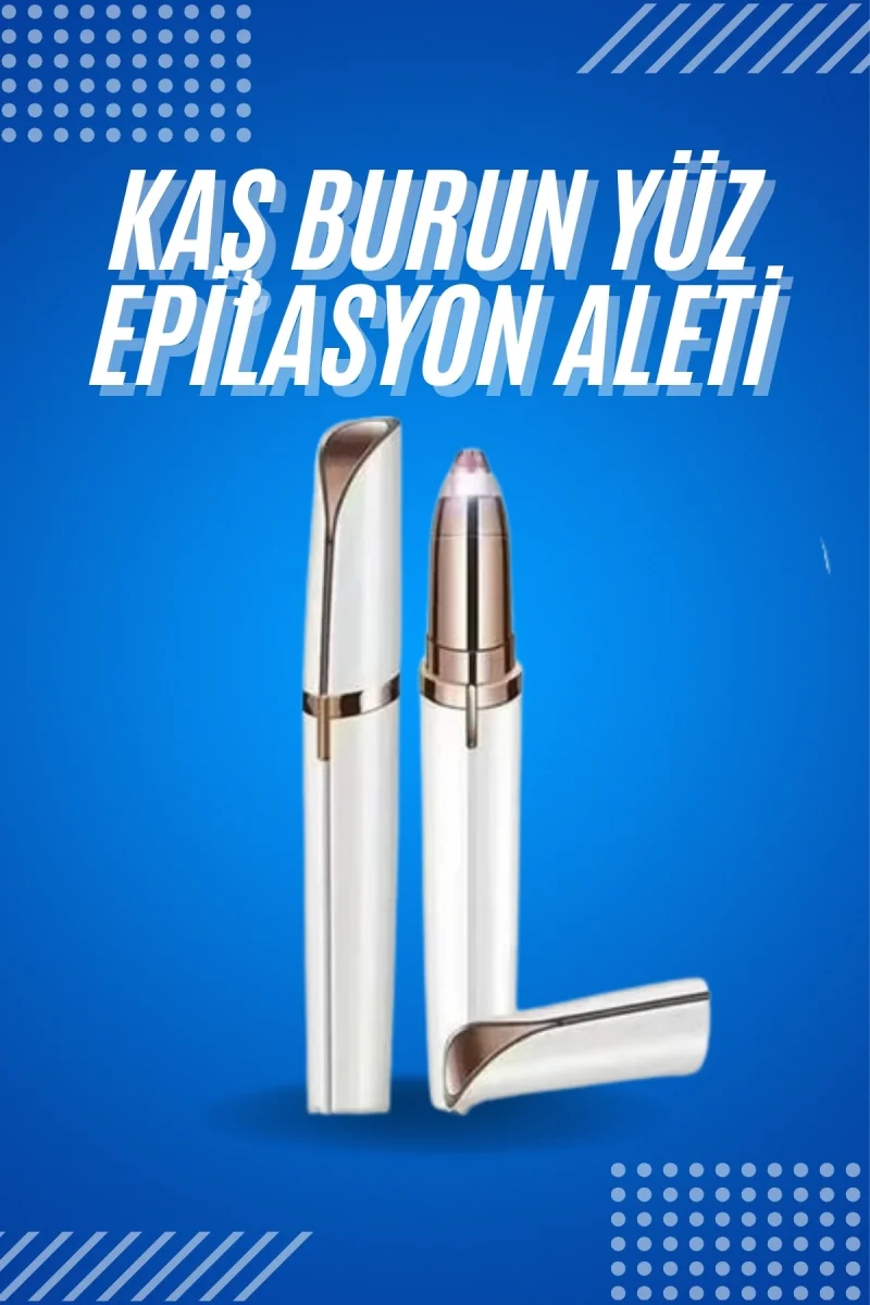 Yüz Epilatör Kıl Kaş Bıyık Tüy Alma Aleti Kaş Bıyık Alma Epilatörü
