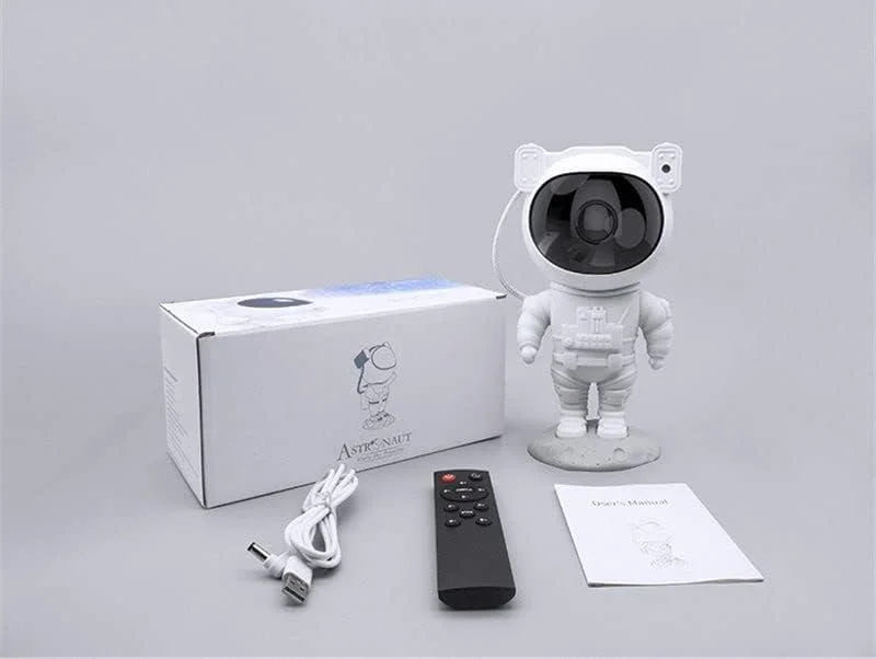 Çocuklara Özel Projeksiyon Astronot Lamba Speaker Sevimli