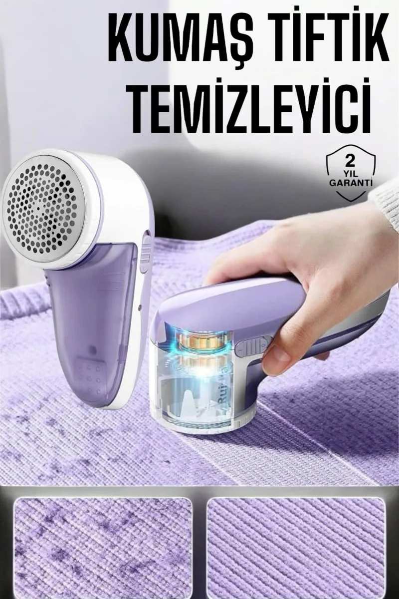 Tiftik Temizleme Makinesi USB Şarjlı Tüy Toplayıcı Kablosuz