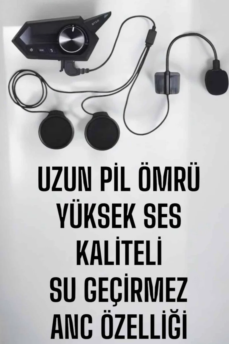 BT18 İntercom Kask Kulaklığı Motorcu Kulaklığı ANC Özelliği