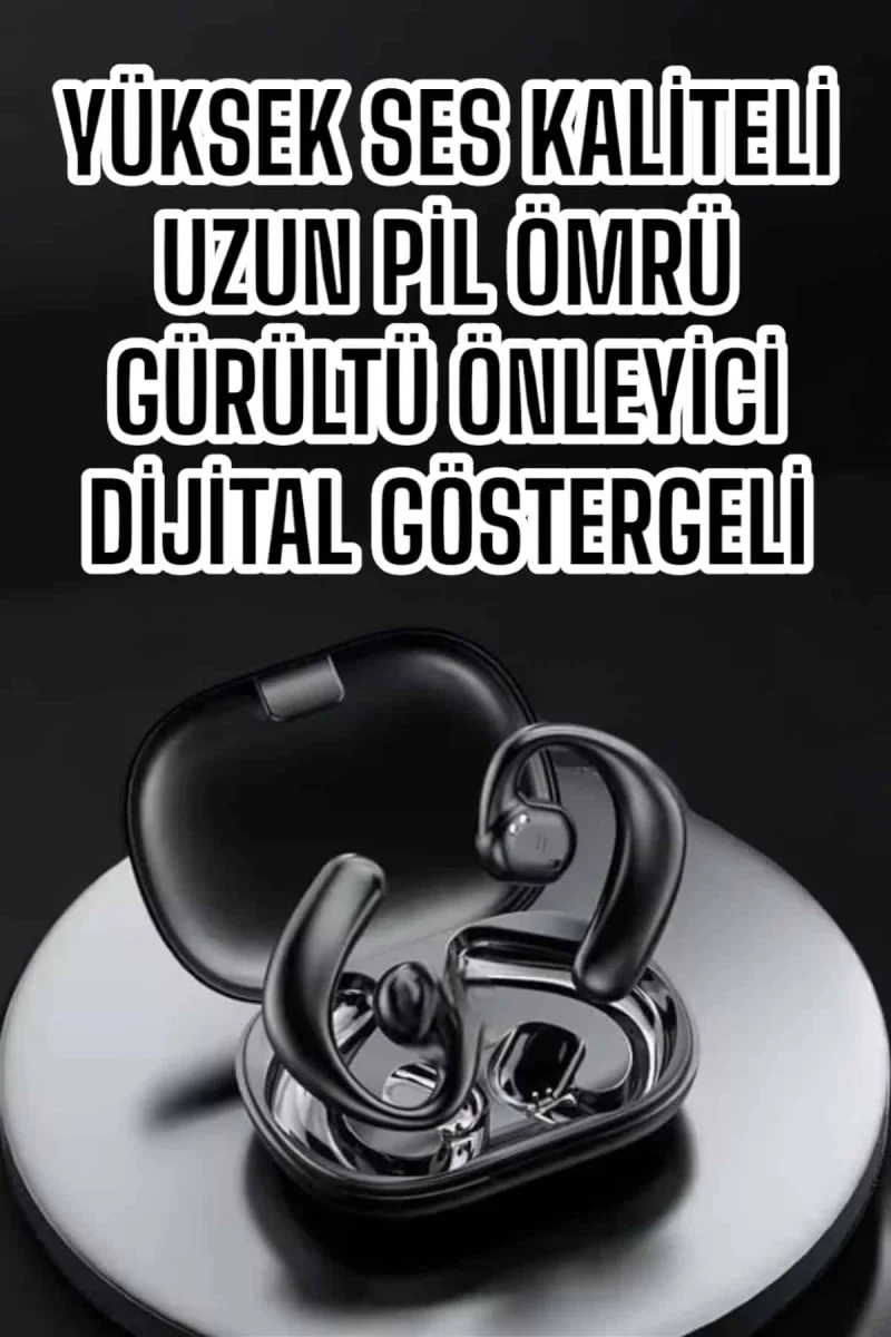Bluetooth Kulaklık Dijital Göstergeli Uzun Pil Gürültü Önleyici Oyuncu Kulaklığı