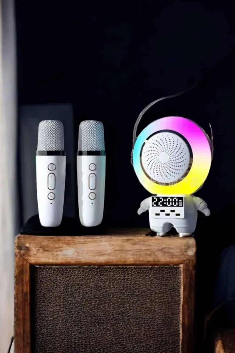 Çocuklara Özel Kablosuz Bluetooth Bağlantılı Karaoke Mikrofon