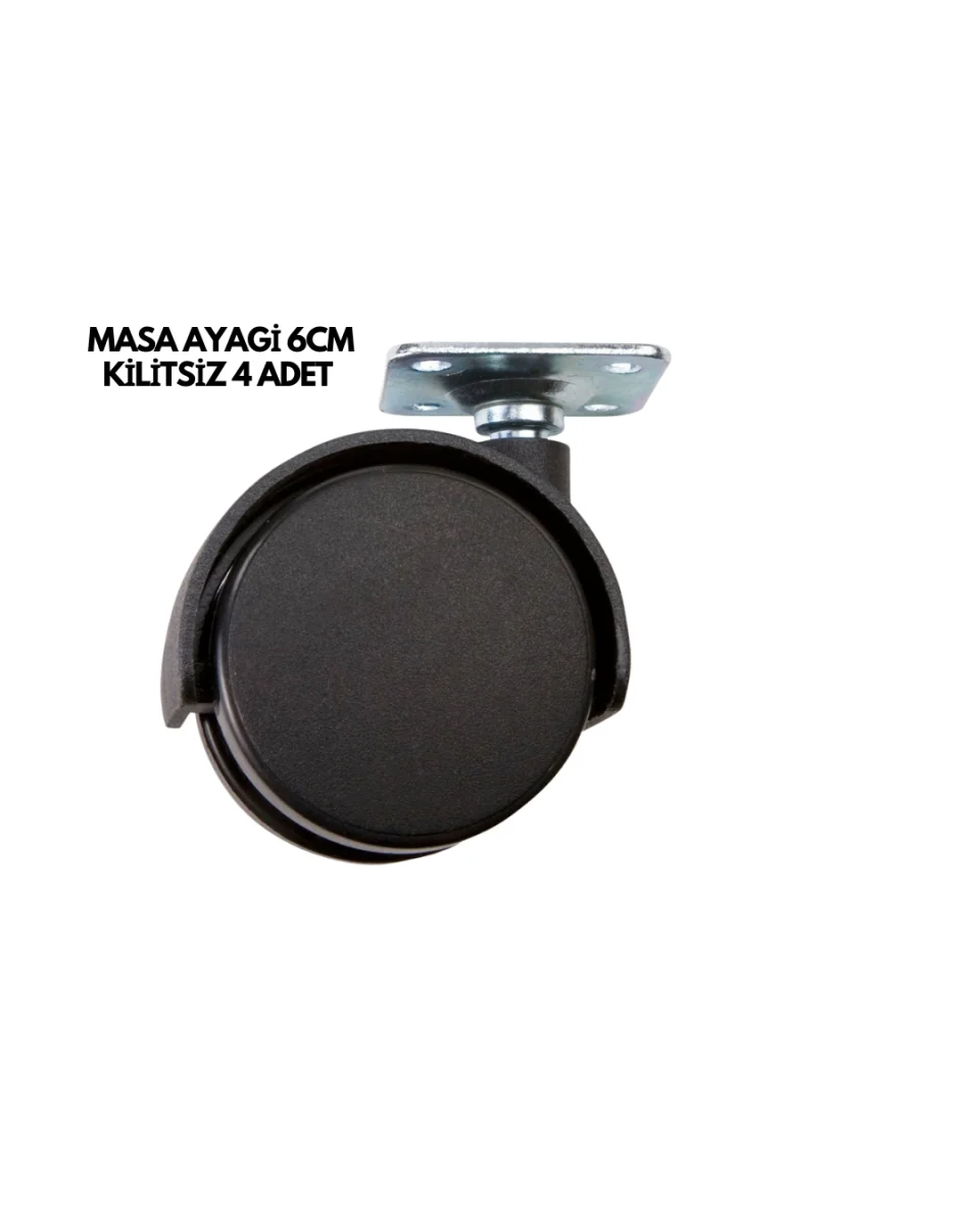 MASA AYAĞI 6CM KİLİTSİZ 4 ADET