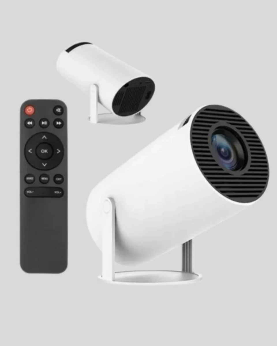 Kablosuz Mini Projeksiyon Cihazı Oyun ve Film İçin Taşınabilir Ev Sineması