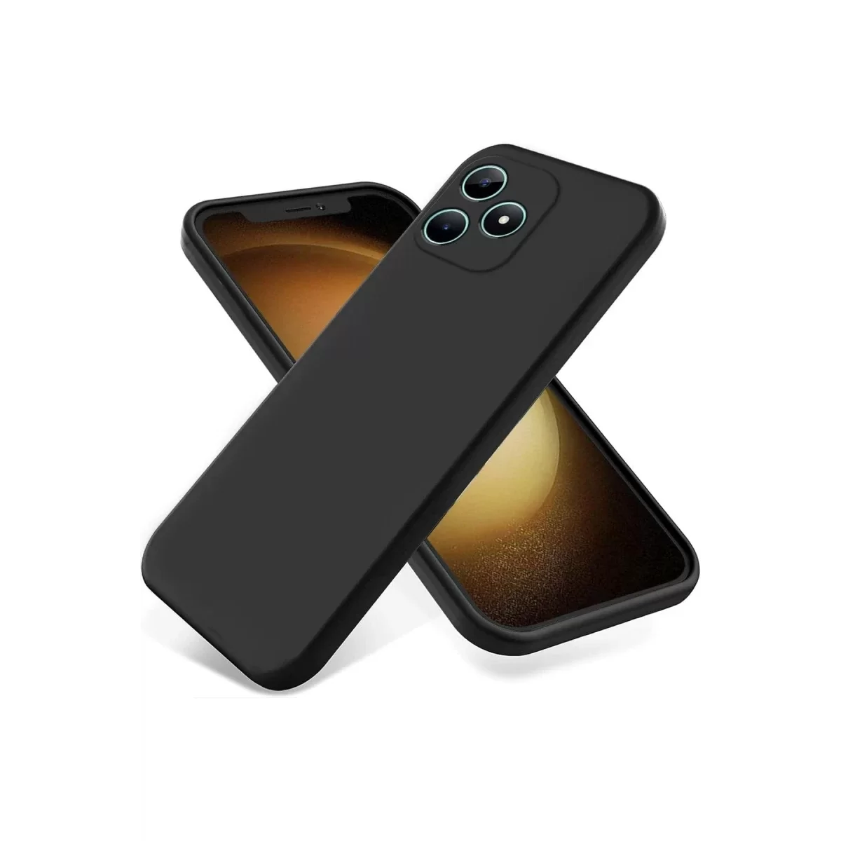 Newface Realme Note 50 4G Kılıf First Silikon - Siyah