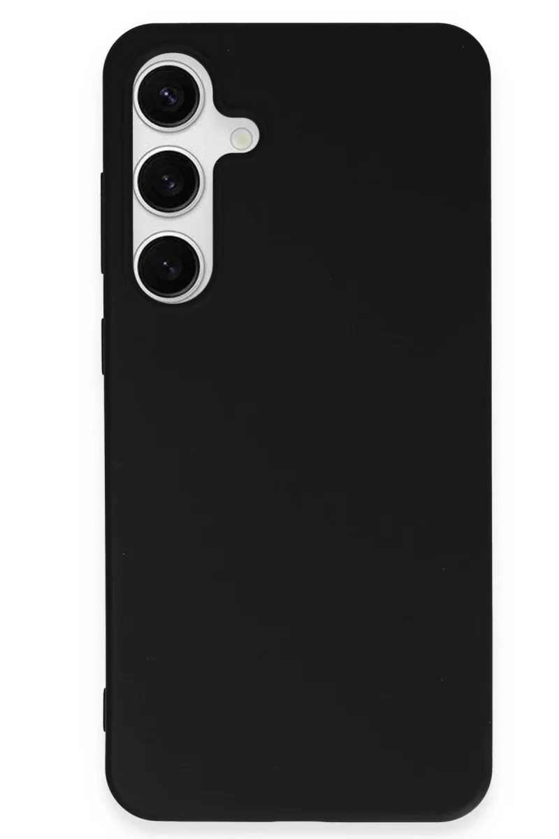 Newface Samsung Galaxy S24 Plus Kılıf First Silikon - Siyah