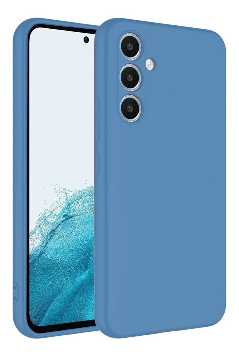 Newface Samsung Galaxy A16 5G Kılıf First Silikon - Mavi