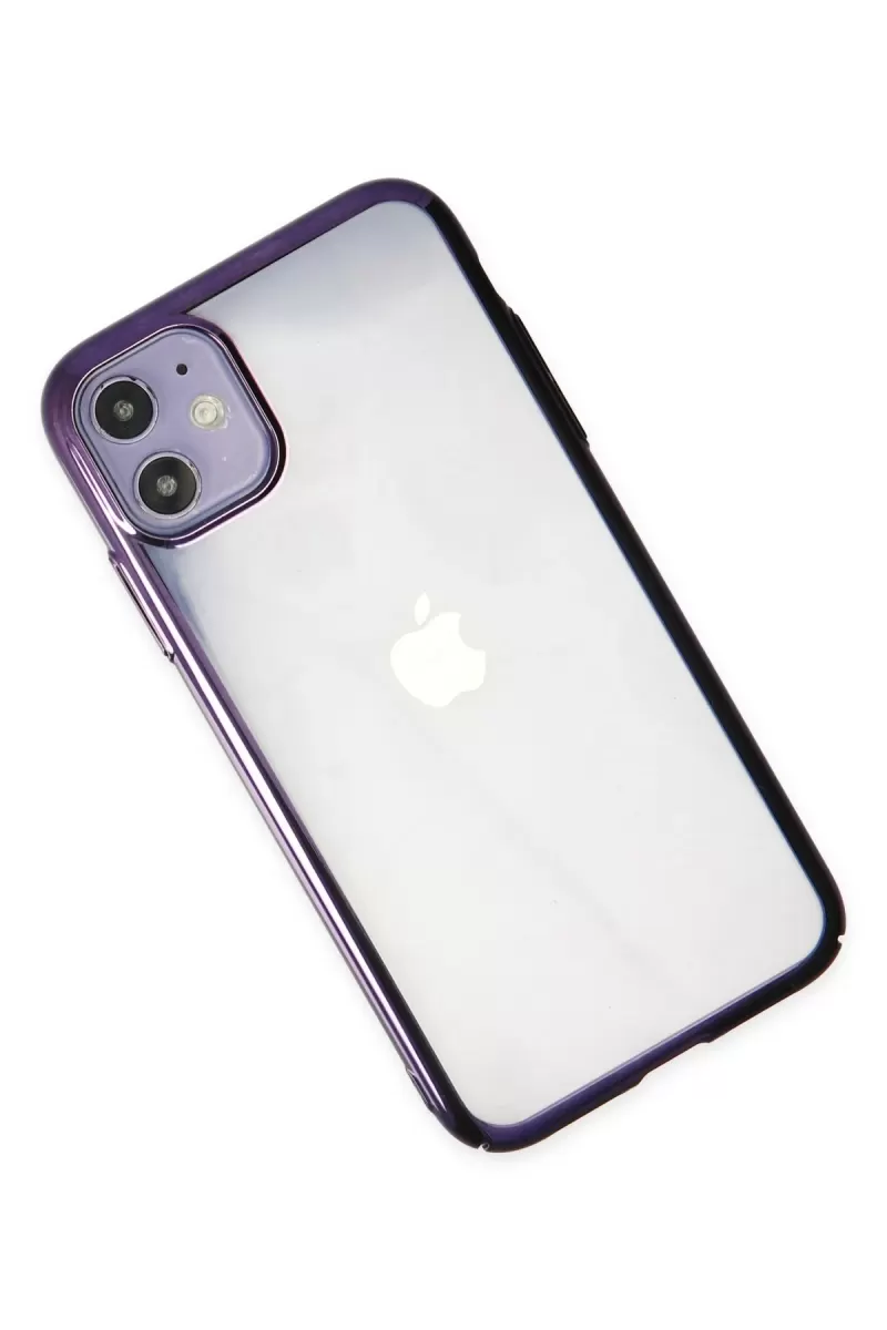 Newface Apple iPhone 12 Kılıf Element Silikon - Mor