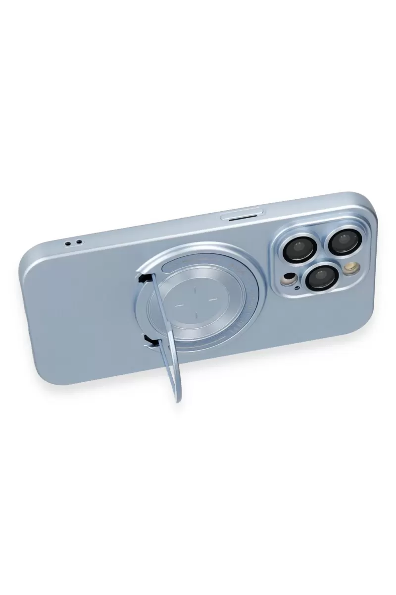 Newface Apple iPhone 14 Pro Kılıf Lukka Magneticsafe Kapak - Sierra Blue