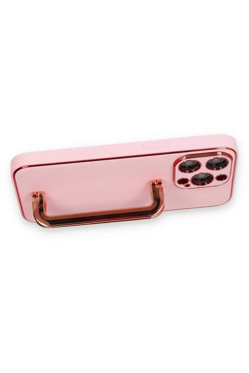 Newface Apple iPhone 13 Pro Max Kılıf Coco Elit Kapak - Pembe