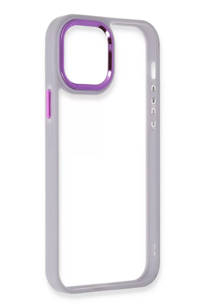 Newface Apple iPhone 12 Pro Max Kılıf Dora Kapak - Lila