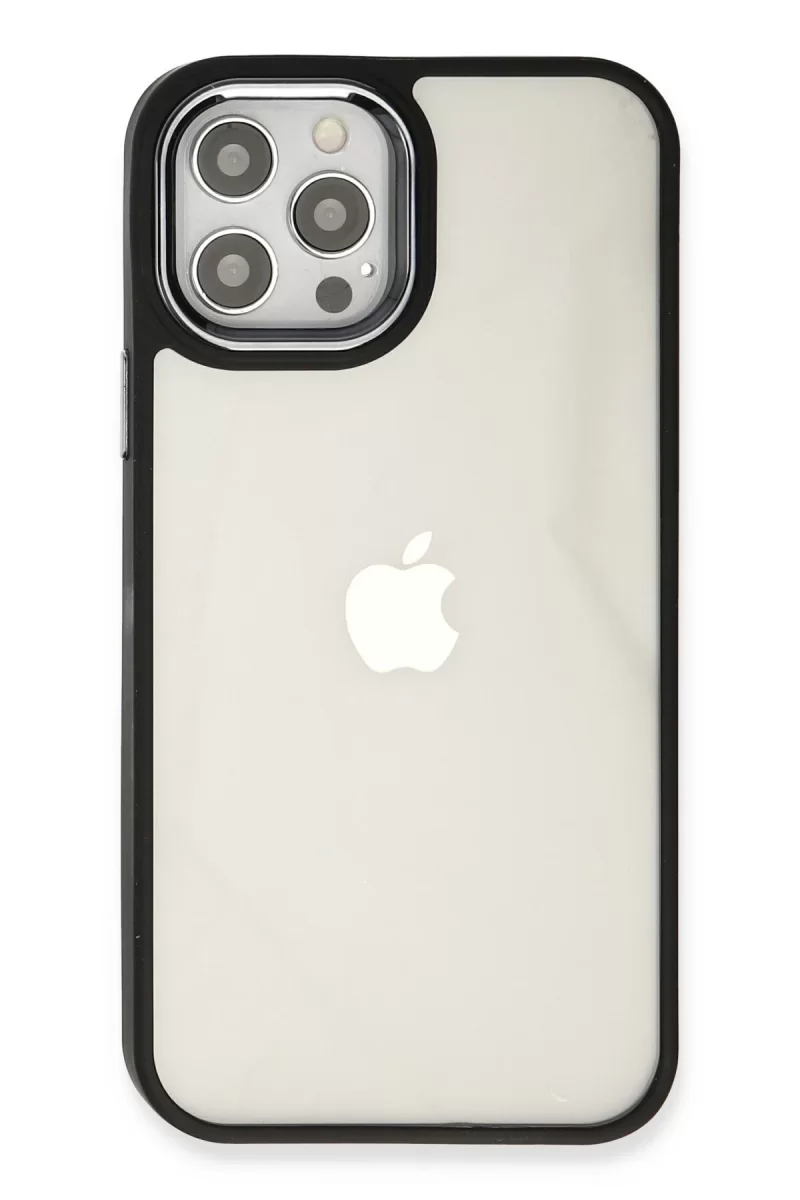 Newface Apple iPhone 12 Pro Max Kılıf Dora Kapak - Siyah