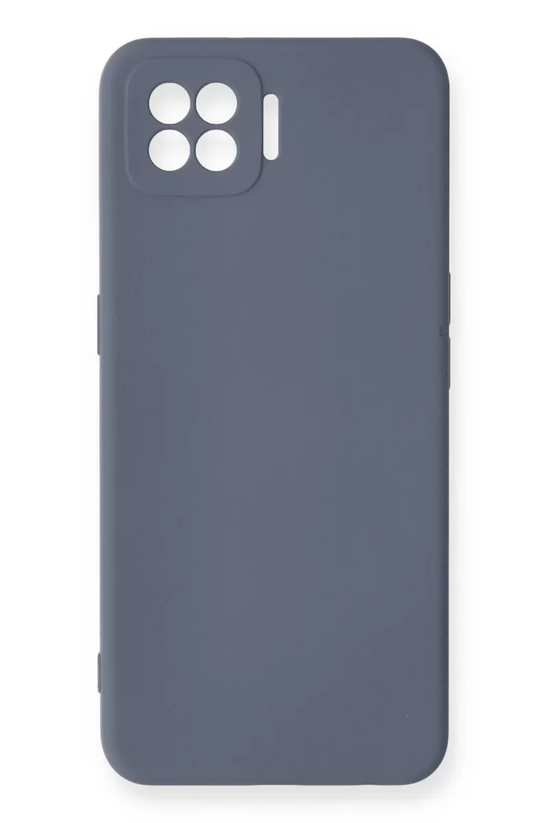 Newface Oppo A73 Kılıf Nano içi Kadife Silikon - Gri
