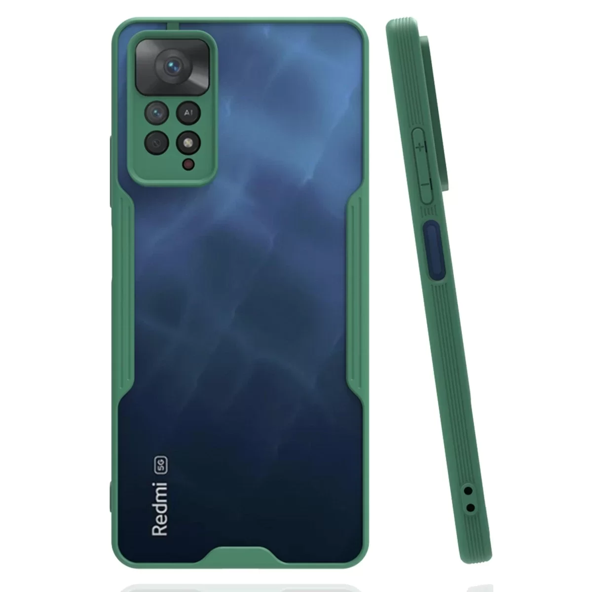 Newface Xiaomi Redmi Note 11 Pro Kılıf Platin Silikon - Yeşil