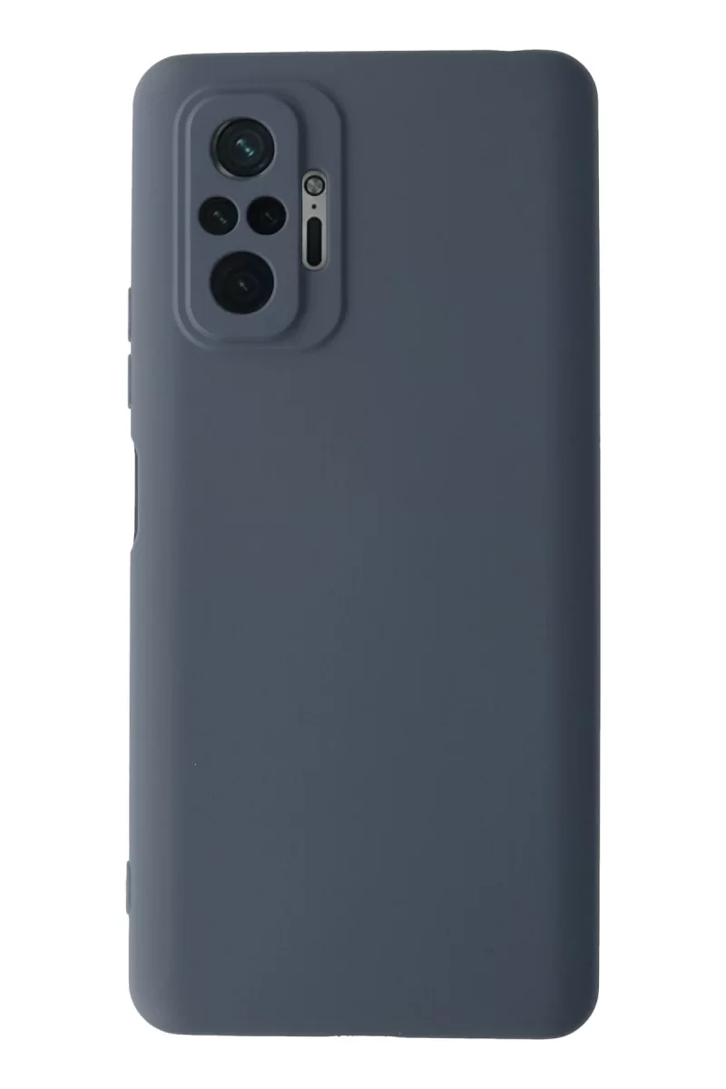Newface Xiaomi Redmi Note 10 Pro Kılıf Nano içi Kadife Silikon - Gri