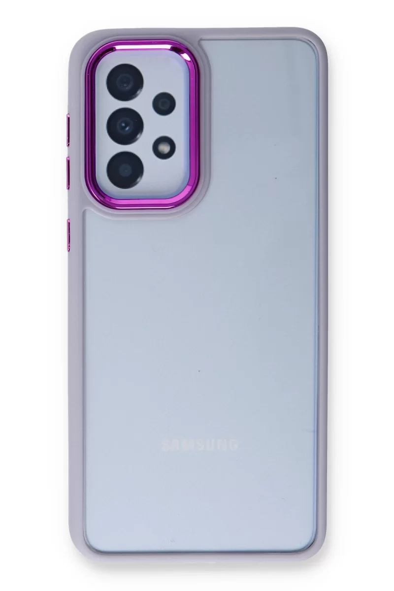 Newface Samsung Galaxy A73 5G Kılıf Dora Kapak - Lila