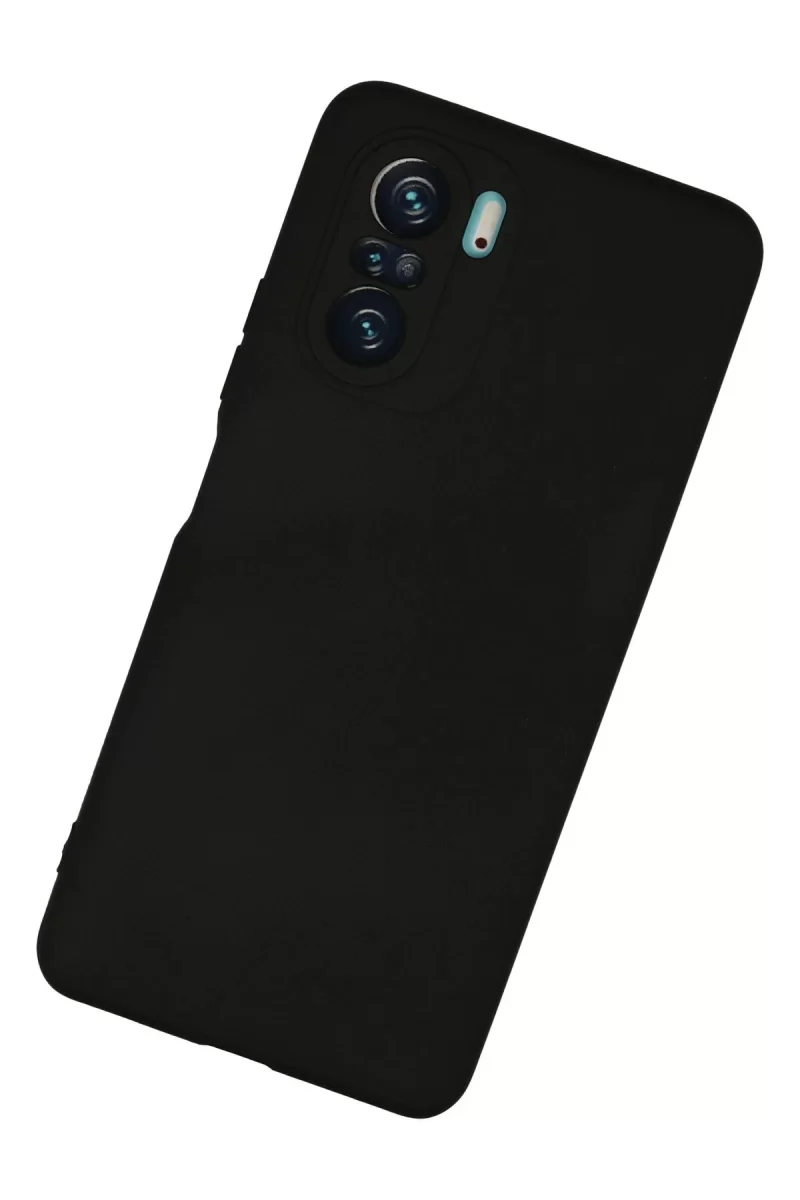 Newface Xiaomi Poco F3 Kılıf Nano içi Kadife Silikon - Siyah
