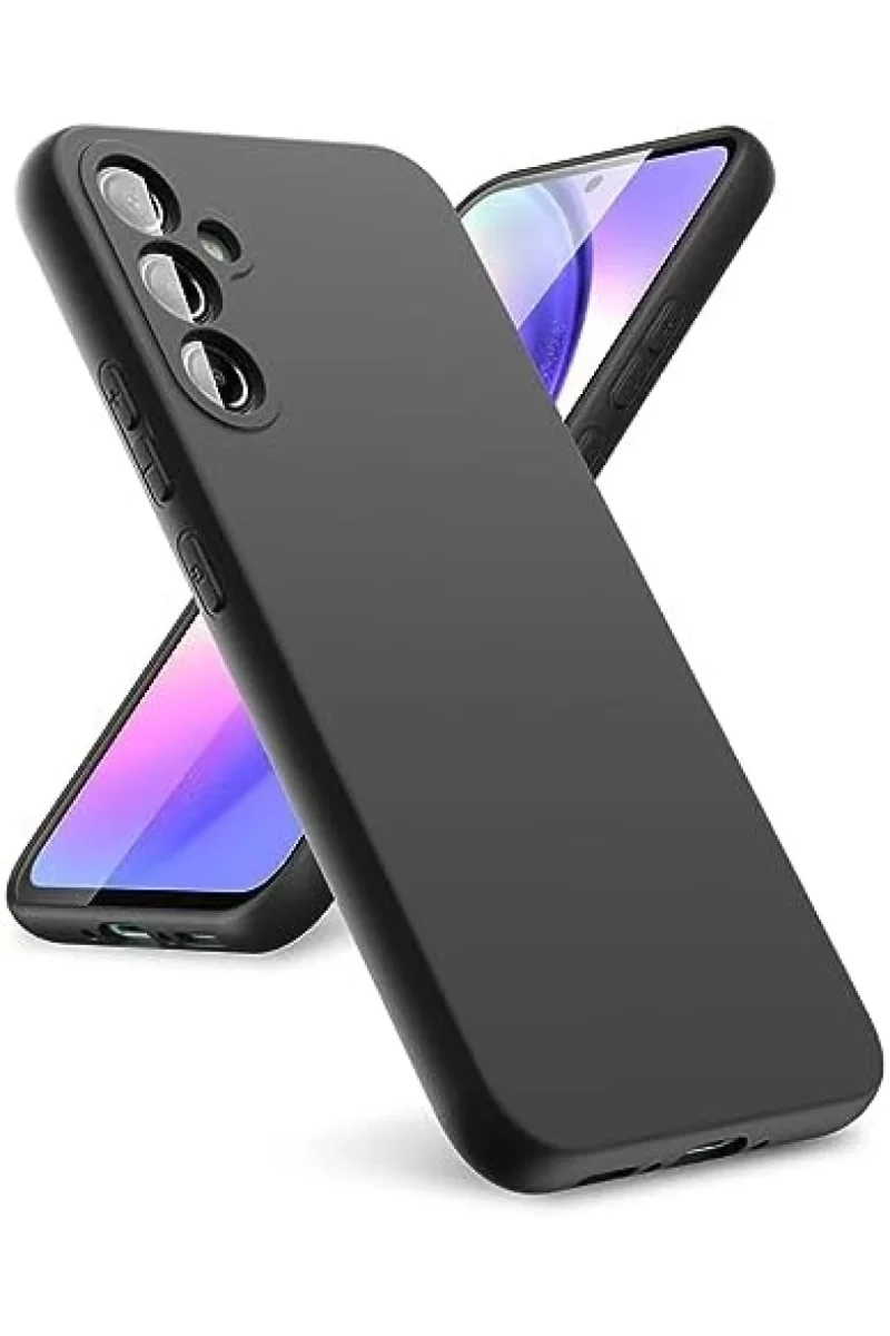 Newface Samsung Galaxy A24 4G Kılıf First Silikon - Siyah
