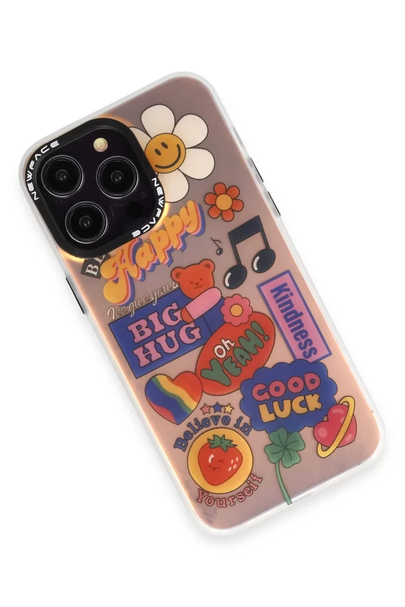 Newface Apple iPhone 13 Pro Kılıf Estoril Desenli Kapak - Estoril - 15
