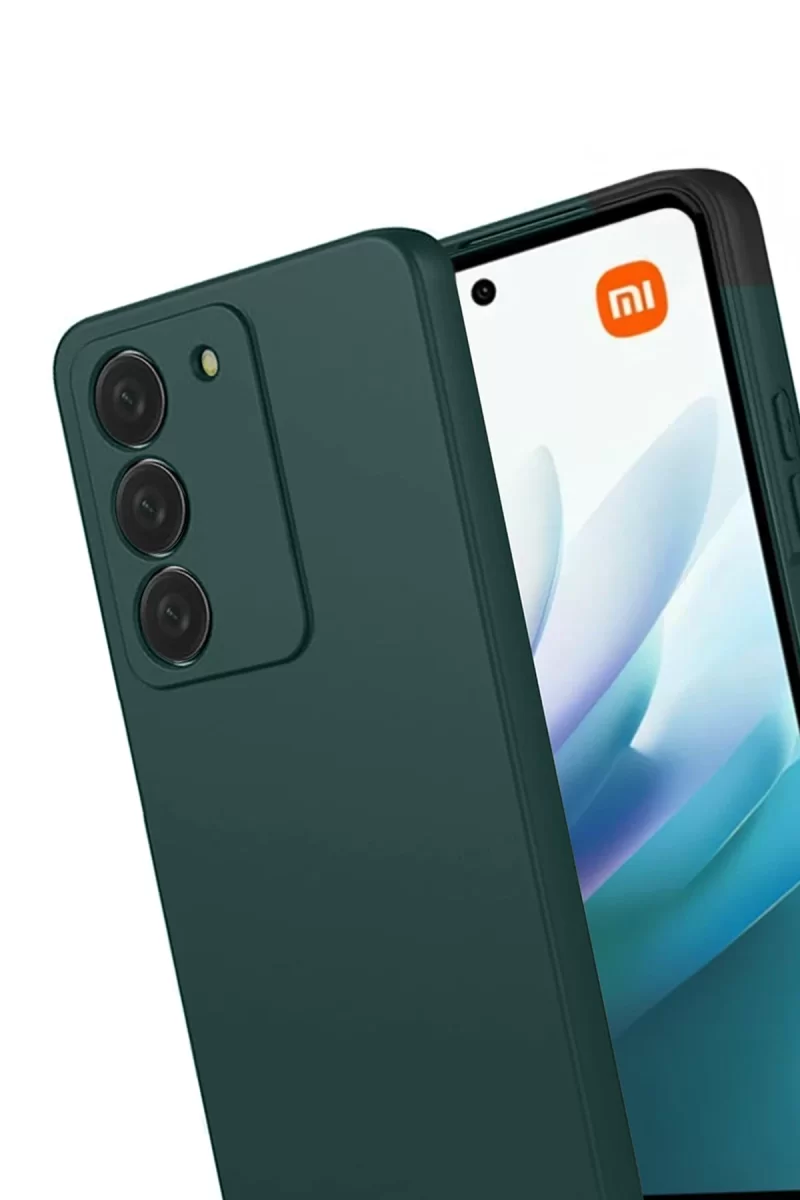 Newface Xiaomi Redmi 15 4G First Silikon - Koyu Yeşil