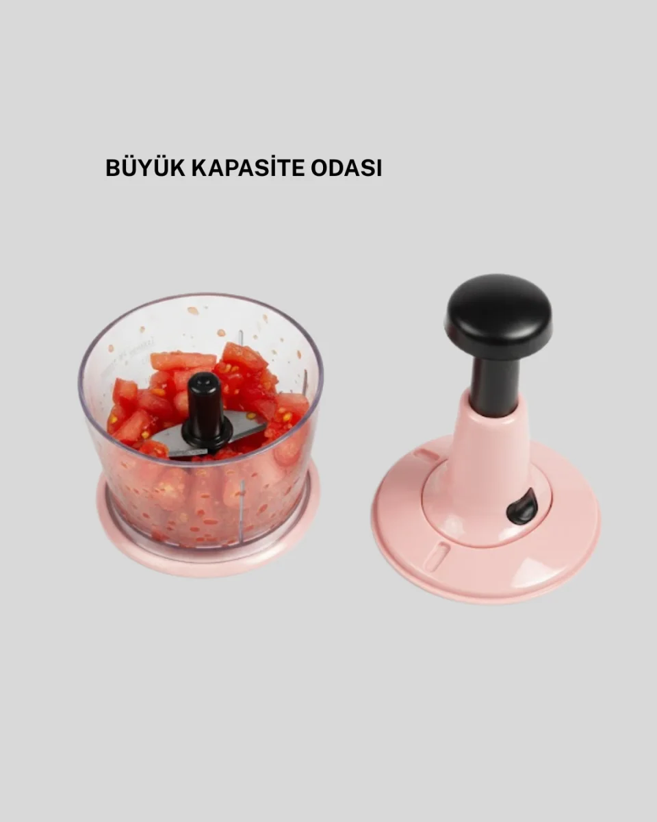 Geniş Hazneli Manuel Doğrayıcı Ev Tipi Kullanım