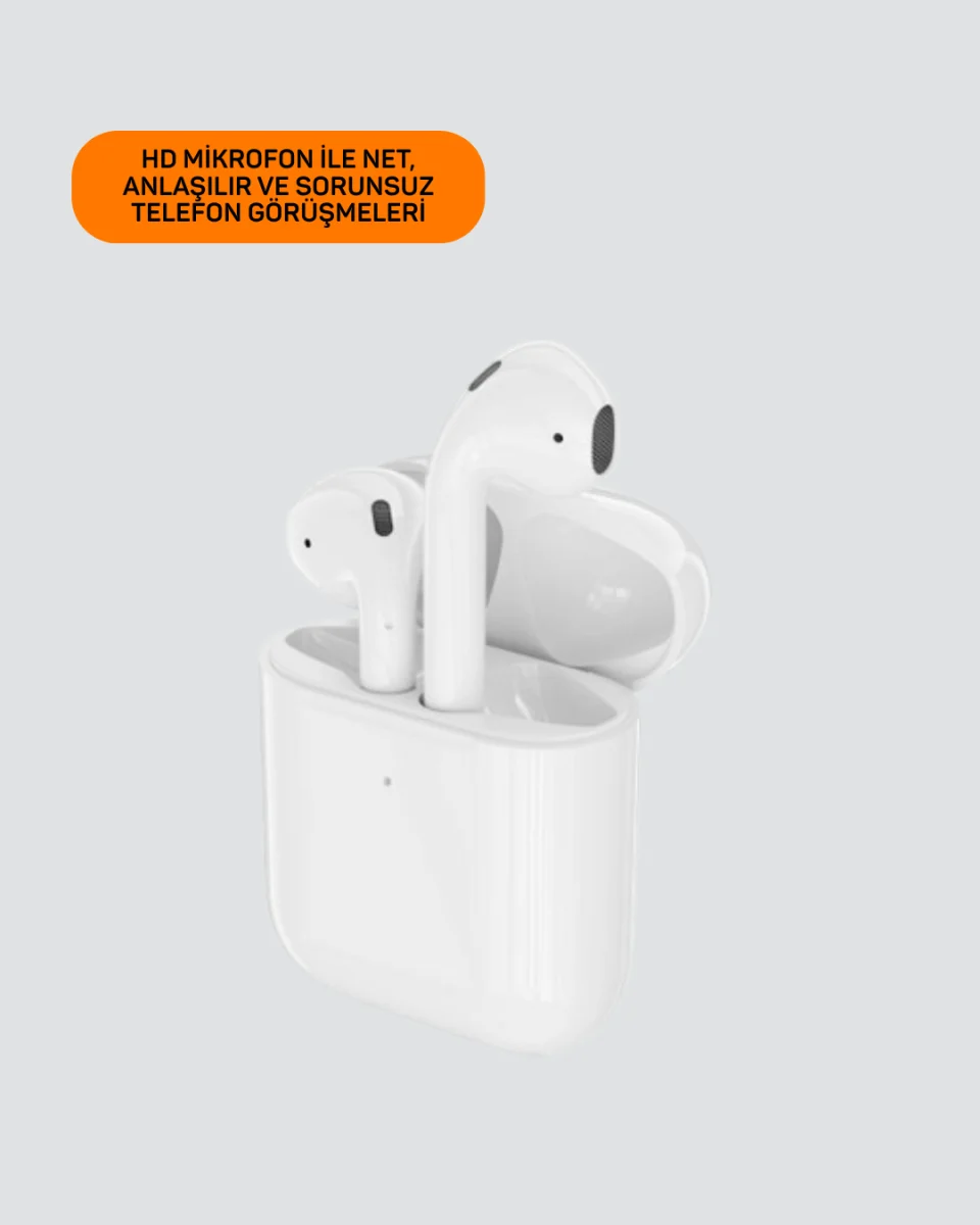 iPhone Tüm Modellerle Uyumlu Bluetooth Kulaklık Gürültü Önleyici Stereo