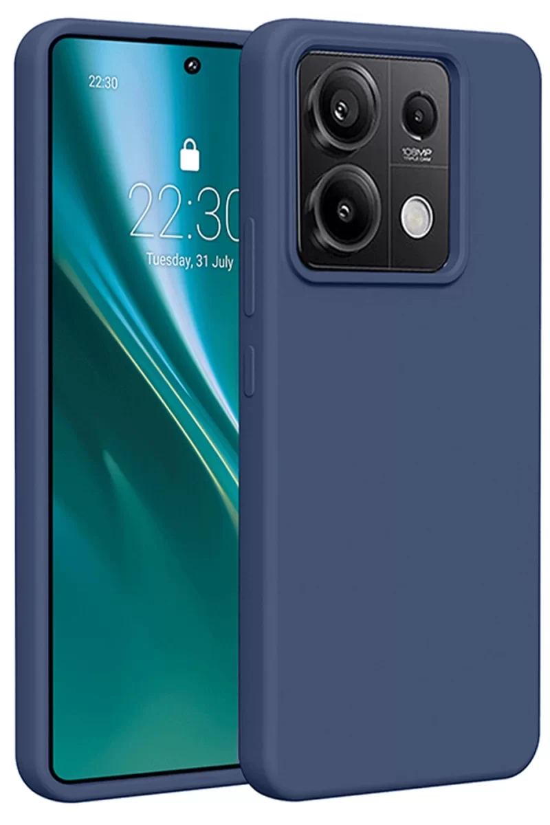 Newface Xiaomi Redmi Note 13 Pro 5G Kılıf First Silikon - Lacivert