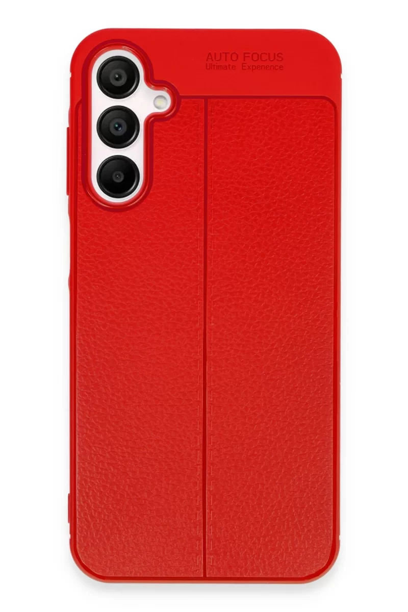 Newface Samsung Galaxy A35 5G Kılıf Auto Focus Kapak - Kırmızı
