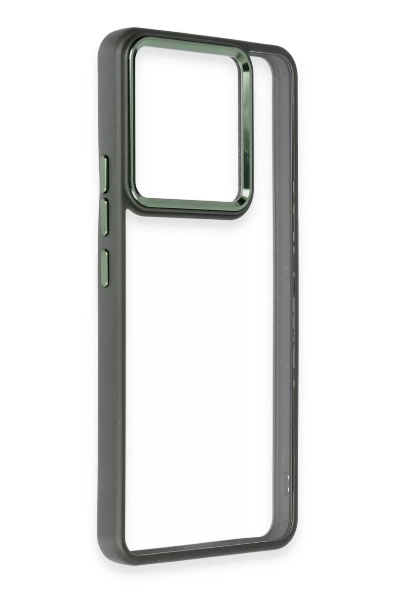 Newface Xiaomi Redmi Note 13 Pro 5G Kılıf Power Silikon - Koyu Yeşil