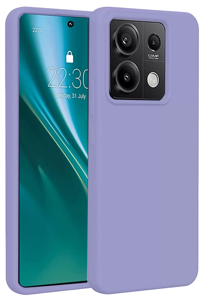 Newface Xiaomi Redmi Note 13 Pro 5G Kılıf First Silikon - Lila