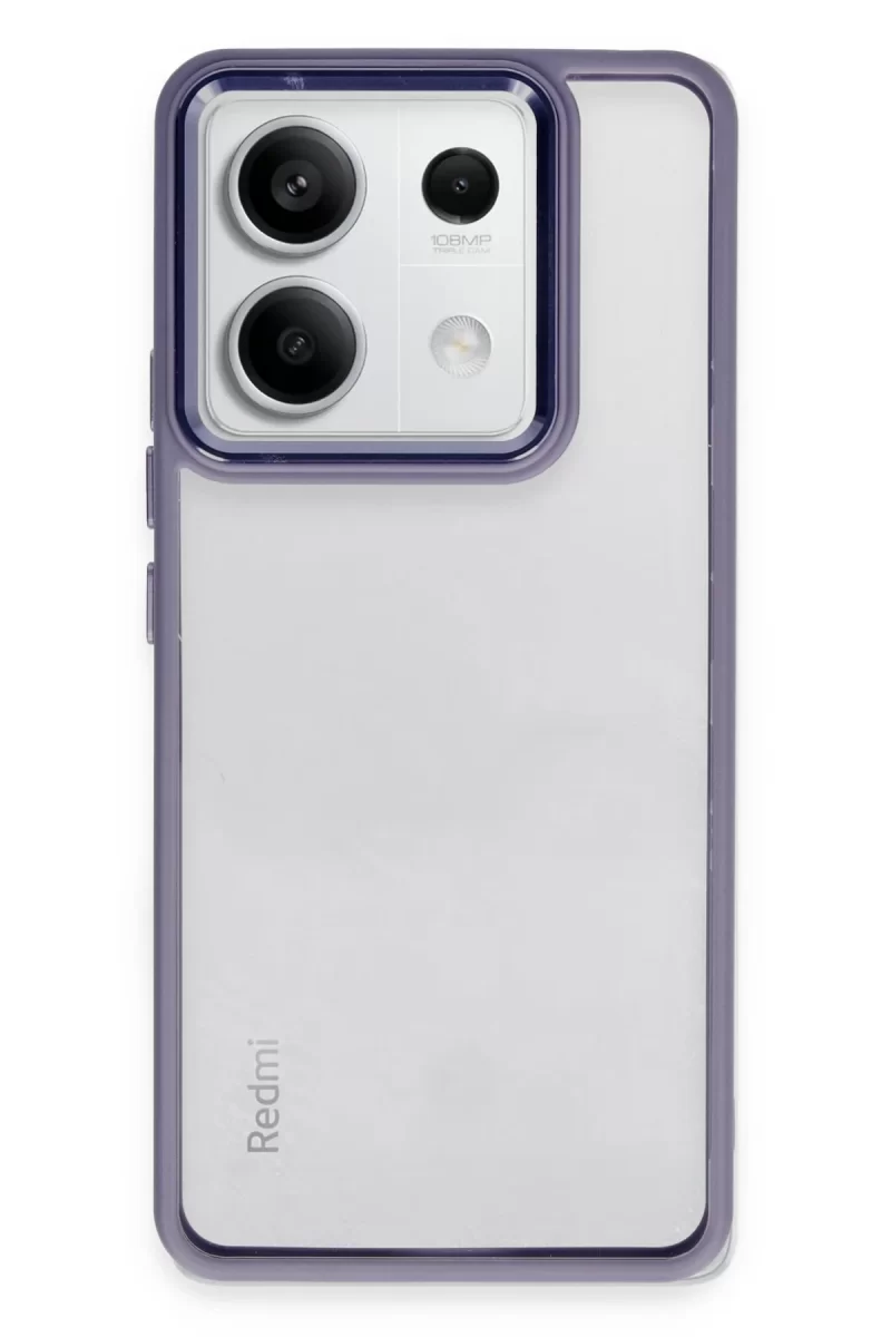 Newface Xiaomi Redmi Note 13 Pro 4G Kılıf Power Silikon - Lila